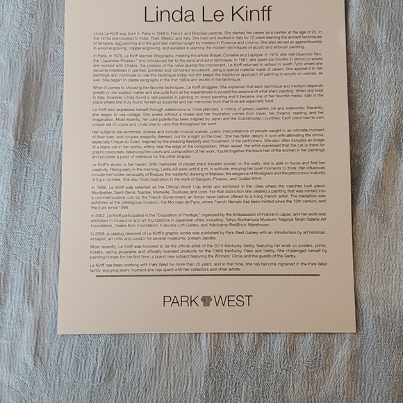 Linda Le Kinff, Magali au Bouquet seriolithograph - Picture 5 of 6